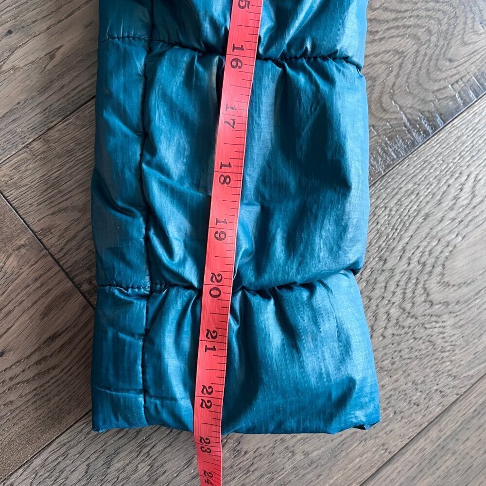 Patagonia Lidia Parka Size XS Teal Long Puffer Jacket Outdoor Winter Insulated - Picture 9 of 9